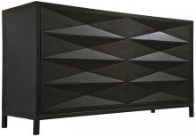 CFC FF097-8-BS - Diamante Dresser, Black Shellac, 66"W FF097-8-BS