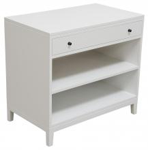 CFC POP009-MW - Howard Nightstand, Mystic White  , 32"W POP009-MW