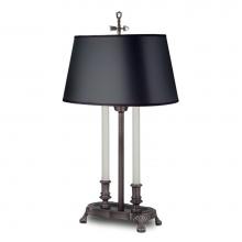 Stiffel DL-N8337-N2410-AOB - Desk Lamp, 1-Light, Antique Old Bronze, Black Opaque Gold Foil Fabric Shade, "W DL-N8337