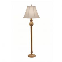 Stiffel FL-6482-6793-PHB - Floor Lamp, 1-Light, Polished Honey Brass, Cream Aberdeen Fabric Shade, 68"H FL-6482-679