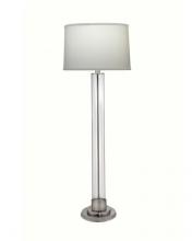 Stiffel FL-A065-40X4ACR-SN - Floor Lamp, 1-Light, Satin Nickel, Pearl Supreme Satin Fabric Shade, 59"H FL-A065-40X4AC