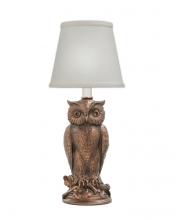 Stiffel ML-AC9507-AOB - Table Lamp, 1-Light, Antique Old Bronze, Cream Aberdeen Fabric Shade, 14"H ML-AC9507-AOB