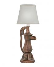 Stiffel ML-AC9587-AOB - Table Lamp, 1-Light, Antique Old Bronze, Cream Aberdeen Fabric Shade, 16"H ML-AC9587-AOB