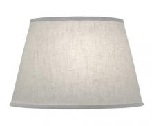 Stiffel ST94 - Replacement Lampshade, Hardback Boillotte, Cream Aberdeen, Brass Top Ring, 11" Top x 16"