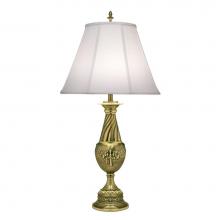 Stiffel TL-6724-FLO - Table Lamp, 1-Light, Florentine, Off-White Shadow Fabric Shade, 37"H TL-6724-FLO