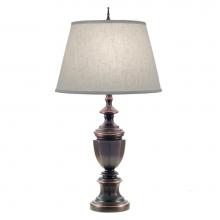 Stiffel TL-A623-A625-OB - Table Lamp, 1-Light, Oxidized Bronze, Cream Aberdeen Fabric Shade, 30"H TL-A623-A625-OB