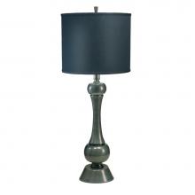 Stiffel TL-K111-C553-GM - Table Lamp, 1-Light, Gunmetal, Black Shadow Fabric Shade, 29"H TL-K111-C553-GM