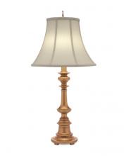 Stiffel TL-N6086-K9079-AB - Table Lamp, 1-Light, Antique Brass, Ivory Shadow Fabric Shade, 33"H TL-N6086-K9079-AB