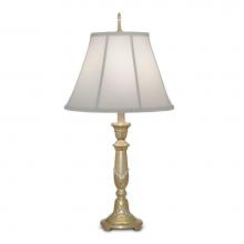 Stiffel TL-N8047-MS - Table Lamp, 1-Light, Milano Silver, Oyster Silksheen Fabric Shade, 29"H TL-N8047-MS