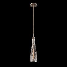 John-Richard AJC-9023 - ini Pendant, 1-Light, Brushed Nickel, Handblown Glass Shade, 5&34;W AJC-9023