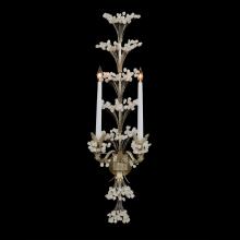 John-Richard AJC-9267 - talli Quartz Wall Sconce, 2-Light, Champagne Silver Leaf, 12.5&34;W AJC-9267