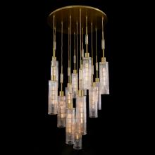 John-Richard AJC-9327 - Gatsby Chandelier, 13-Light, Brass, 30&34;W AJC-9327