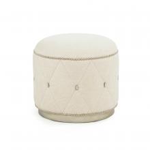 John-Richard AMF-1663-3041-AS - Diamond Ottoman, Beige, 20&34;H AMF-1663-3041-AS