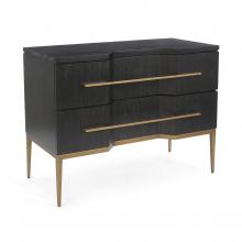 John-Richard EUR-01-0384 - Cordes Chest, Black, Gold, 44.5&34;W EUR-01-0384