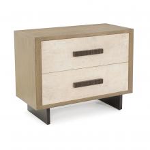 John-Richard EUR-01-0447 - Playa Nightstand, Driftwood, Bronze, 38.25&34;W EUR-01-0447