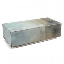 John-Richard EUR-03-0652 - Slated Cocktail Table, Blue, Gray, 56&34;W EUR-03-0652