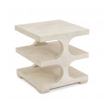 John-Richard EUR-03-0801 - Loftus End Table, Ivory, 22&34;W EUR-03-0801