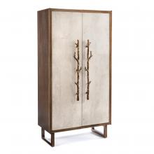 John-Richard EUR-04-0412 - Hallwood Cabinet, Ivory, Oak, 40&34;W EUR-04-0412