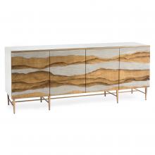 John-Richard EUR-04-0489 - Sutton Place Sideboard, Beige, Gold, 84&34;W EUR-04-0489