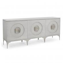 John-Richard EUR-04-0641 - Belluno Sideboard, Gray, Brushed Silver Legs, 84&34;W EUR-04-0641