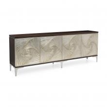 John-Richard EUR-04-0662 - Rosedale Cabinet, Pewter, Dark Wood, 94.75&34;W EUR-04-0662