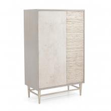 John-Richard EUR-04-0678 - Coila Cabinet, Gray, Silver, 36.25&34;W EUR-04-0678