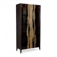 John-Richard EUR-04-0683 - River&39;s Edge Display Cabinet, Brown, 42&34;W EUR-04-0683