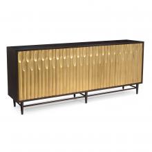 John-Richard EUR-04-0685 - Clarion Sideboard, Espresso, Gold, 86.25&34;W EUR-04-0685