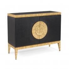 John-Richard EUR-04-0695 - Temujin Chest, Black, Gold, 48&34;W EUR-04-0695