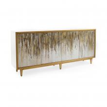 John-Richard EUR-04-0698 - Ophelia Sideboard, White, Gold, 95&34;W EUR-04-0698