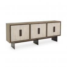 John-Richard EUR-04-0715 - Kaya Credenza, Driftwood, White Front, 95&34;W EUR-04-0715