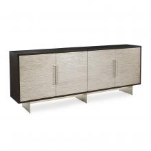 John-Richard EUR-04-0716 - Saro Credenza, Espresso, Antique Silver, 94.5&34;W EUR-04-0716