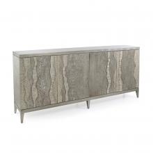 John-Richard EUR-04-0728 - River&39;s Edge Credenza, Silver, Grey, 95&34;W EUR-04-0728