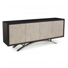 John-Richard EUR-04-0739 - Miri Credenza, Brown, Burnished Silver Leaf Base, 76.25&34;W EUR-04-0739