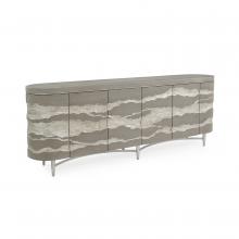 John-Richard EUR-04-0766 - Alpine Credenza, Driftwood, White, 94.25&34;W EUR-04-0766