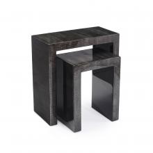 John-Richard JFD-0341 - Silhouette Nesting Table, Set of 2, Black, 20&34;W JFD-0341