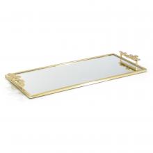 John-Richard JRA-14434 - Pinta Tray, Mirror, Polished Brass, 30&34;W JRA-14434