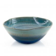 John-Richard JRA-9531 - Shades of Nantucket Bowl, Small, Blue, 16&34;W JRA-9531