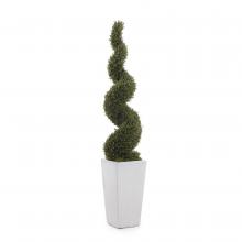 John-Richard JRB-4660 - White Rosemary Botanical, Green, White Planter, 15&34;W JRB-4660