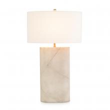 John-Richard JRL-10654 - Concord Table Lamp, 1-Light, Gray, White Linen Shade, 34.5&34;H JRL-10654