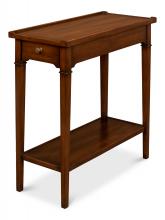 Sarreid 24339 - Chelsea End Table, Walnut, 26"W 24339