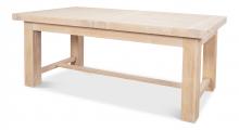 Sarreid 27736 - Bauhaus Dining Table, Natural Oak, 78"W 27736