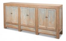 Sarreid 29093 - Gansu Sideboard, Pine Wood, Blue, 78"W 29093