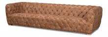 Sarreid 29955 - Stanley Sofa, Tan Leather, 112"W 29955