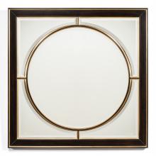 Sarreid 30-46 - Cameron Mirror, Black, Antique Gold, 42"W 30-46