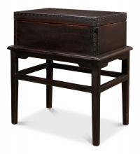 Sarreid 30021 - Hampton Accent Table, Dark Wood, 24"W 30021