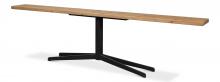 Sarreid 30260 - Plank Console, Wood, Iron Base, 125"W 30260