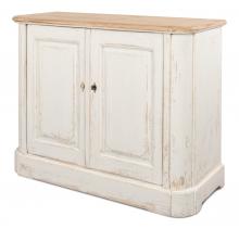 Sarreid 40118 - Stephano Sideboard, Natural Top, Whitewash, 47"W 40118