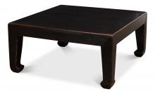 Sarreid 40242 - Classic Chinese Coffee Table, Small, Black, 39"W 40242