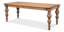 Sarreid 40678 - Bixby Dining Table, Pine Wood, 84"W 40678